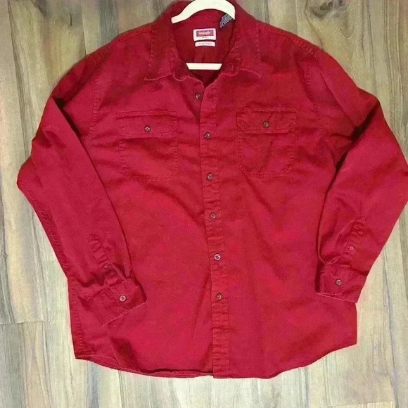 Wrangler flex for comfort men’s XL / TG button down shirt - Picture 1 of 7